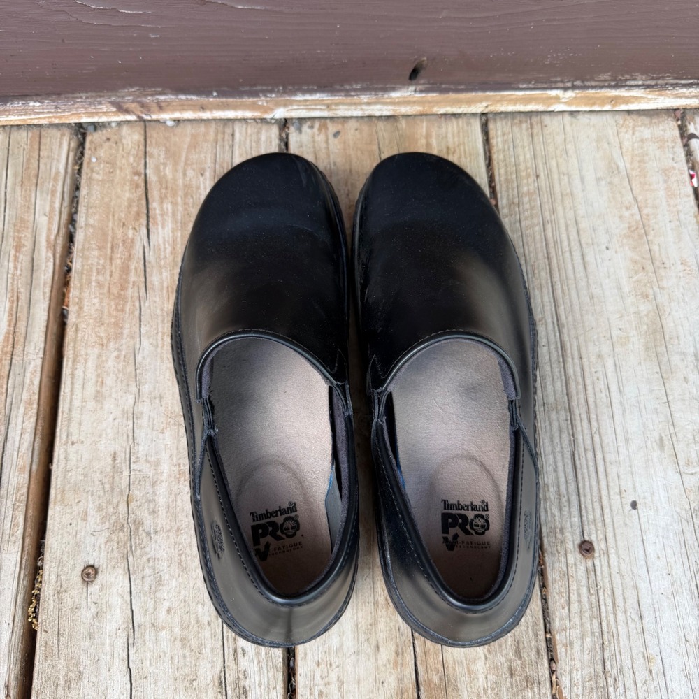 Timberland PRO Renova Professional Clogs Womens 10W Black Slip Resistant Leather - Picture 6 of 10